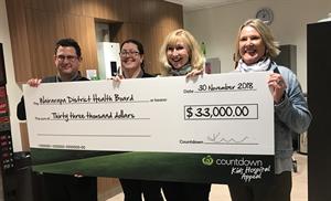 Thanks, Countdown! $33,000 presented to Paeds | Wairarapa DHB